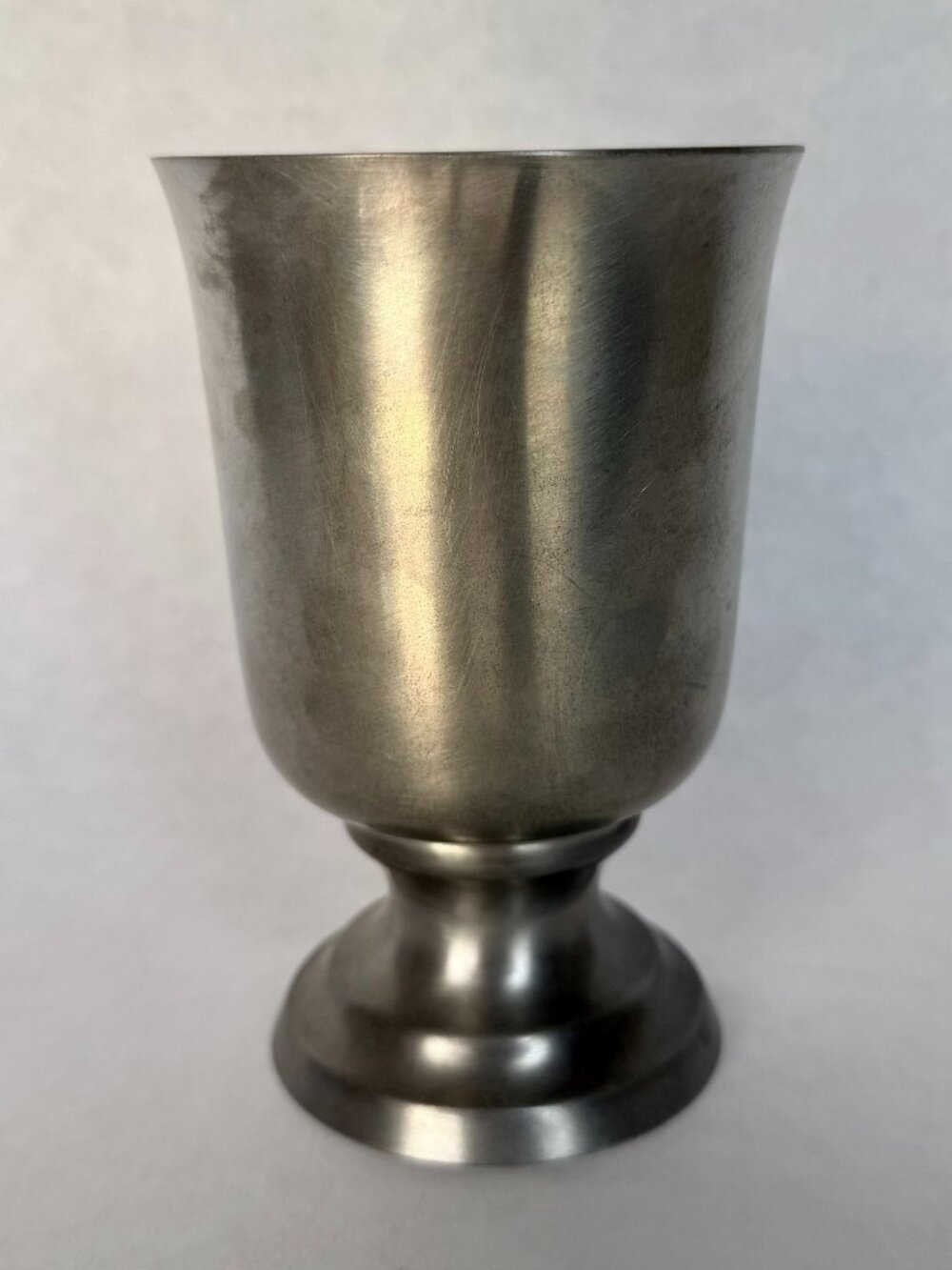 Wide Priesner Pewter Goblet